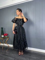 Black Tulle Dress - GlassHouse Chic