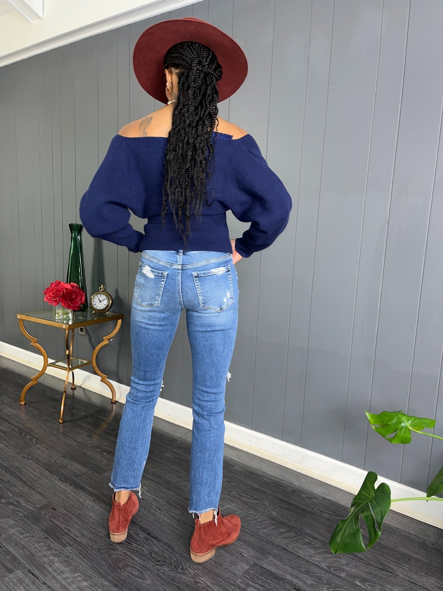 Distressed Skinny Jeans - GlassHouse Chic