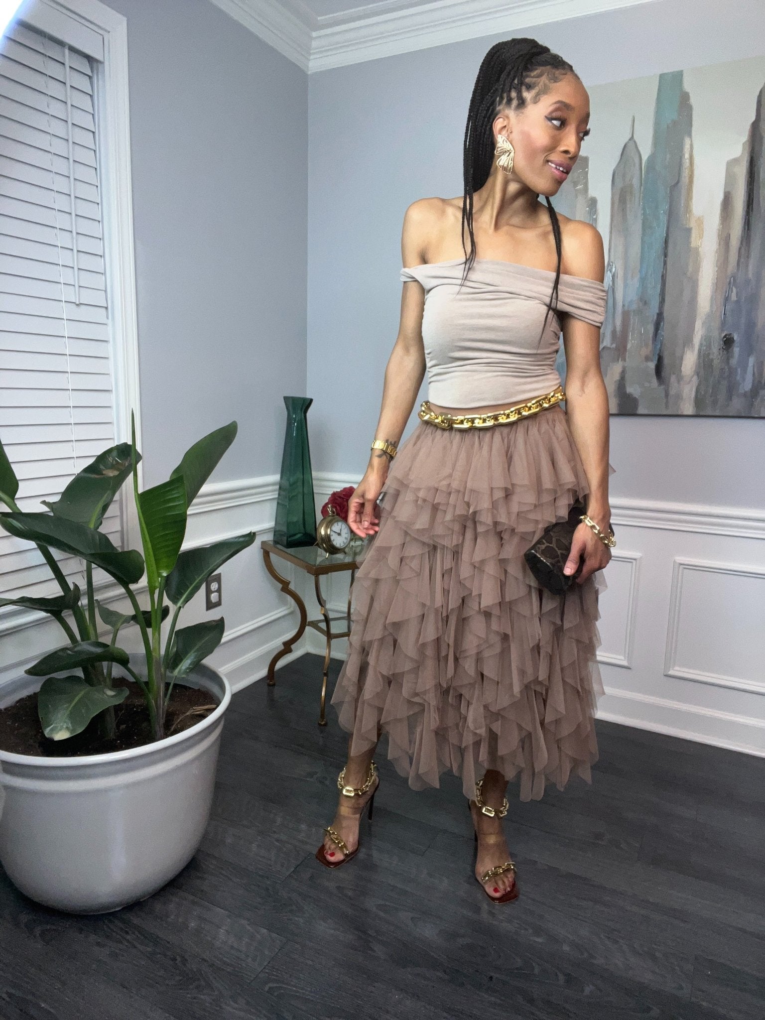 Gold Chain Link Belt - GlassHouse Chic