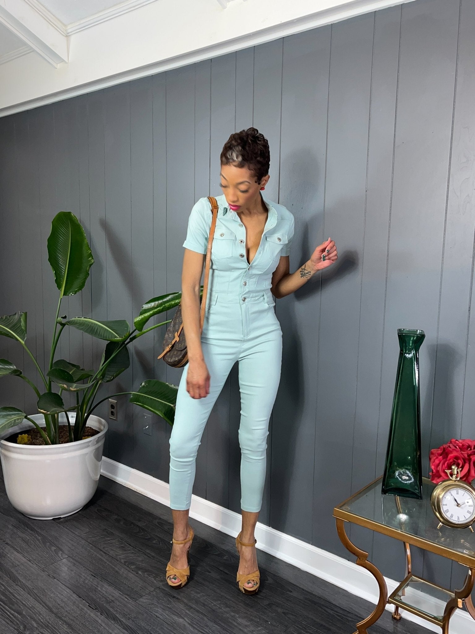 Mint Green Jumper - GlassHouse Chic