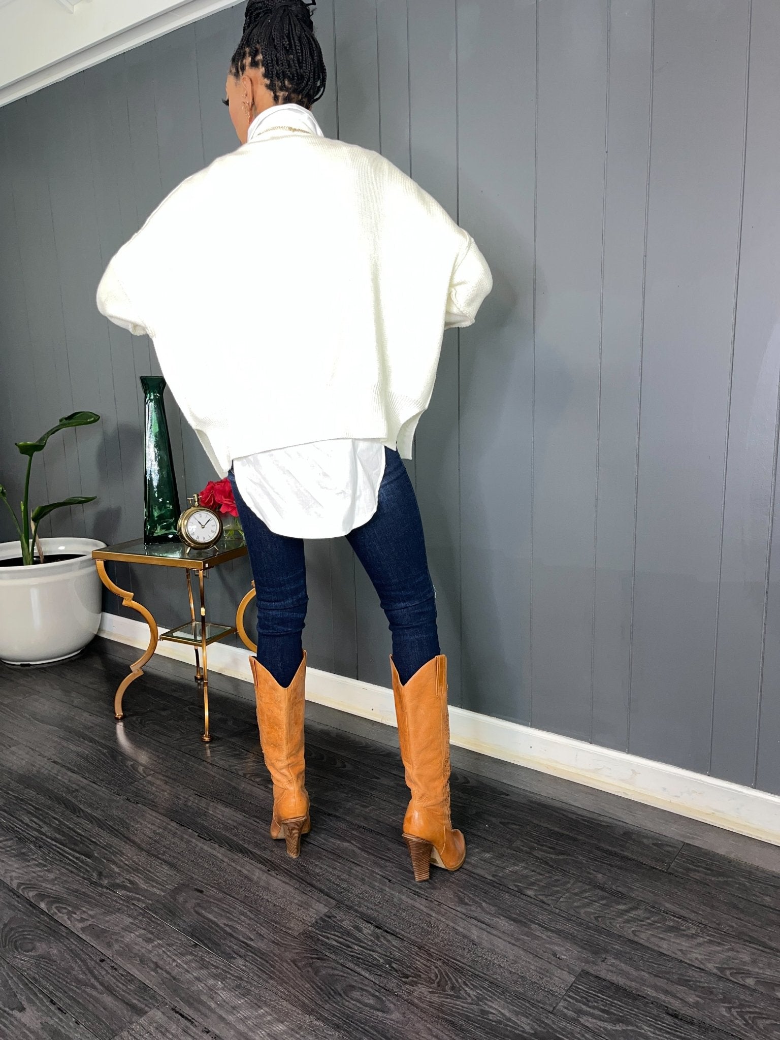 Oversized BatWing Sweater - GlassHouse Chic