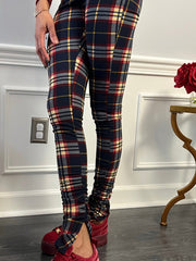 Plaid leggings - GlassHouse Chic