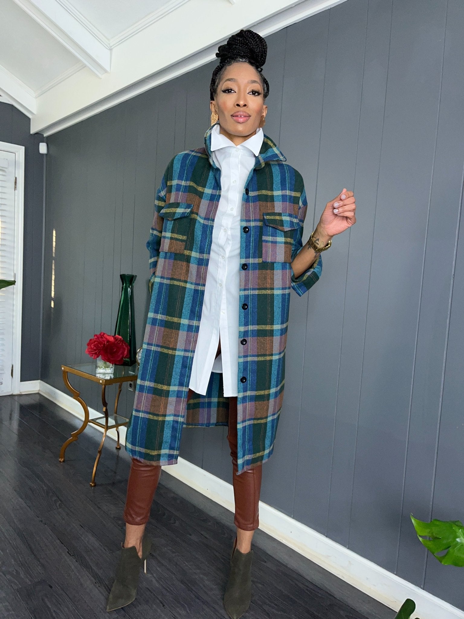 Plaid Shacket - GlassHouse Chic
