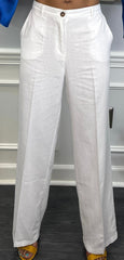 White Linen Pant - GlassHouse Chic